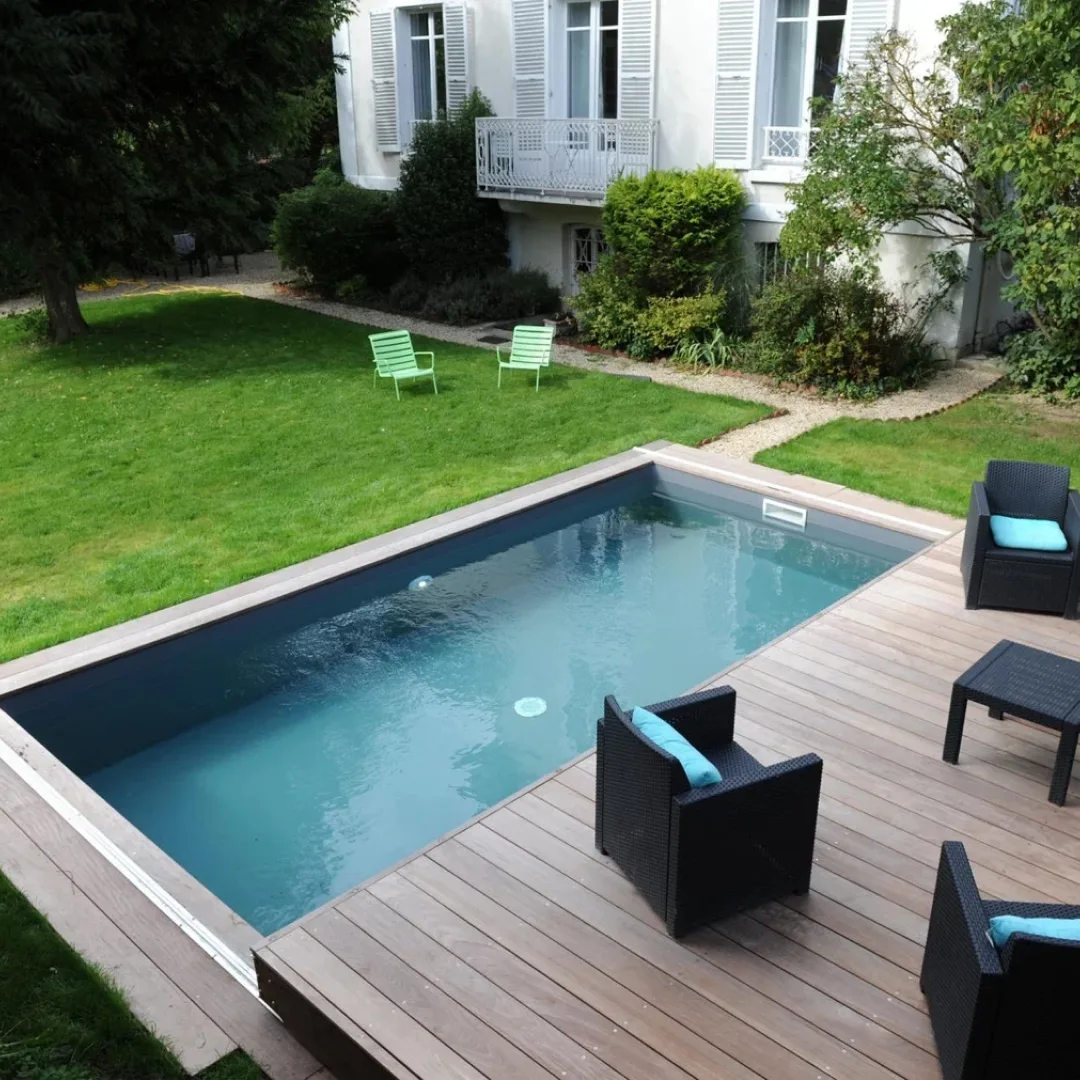 Раздвижная терраса для бассейна в Ярославле