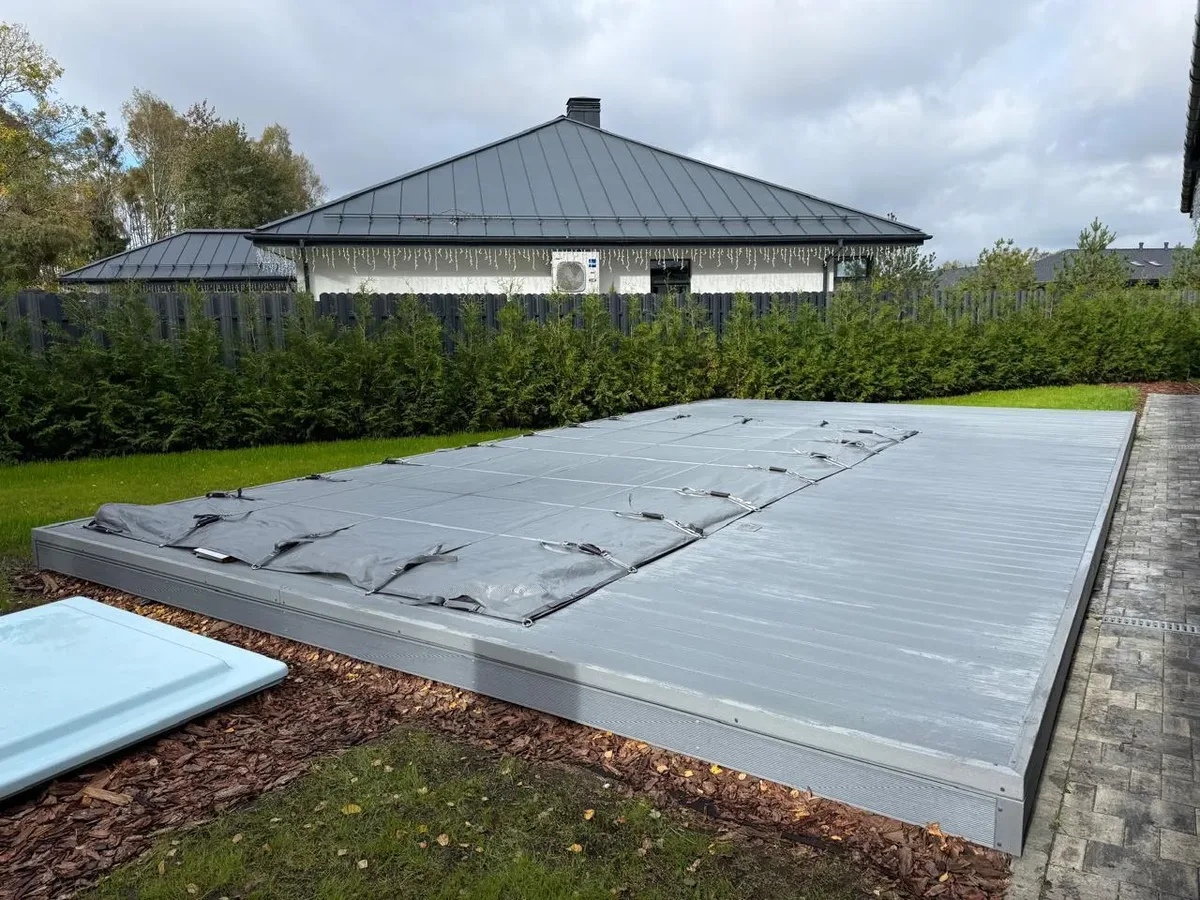 Покрывало Laguna Cover Mesh — установка в Ярославле