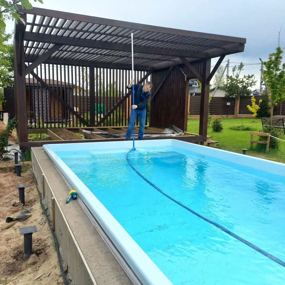 Копинговый бордюрный камень для бассейна Laguna в Ярославле